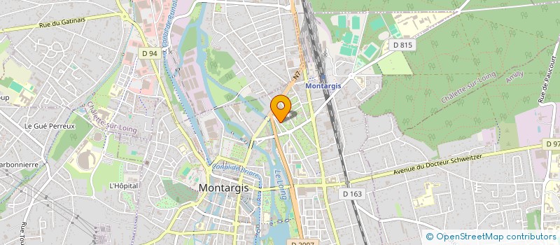 localisation de l'entreprise MADAME CATHERINE LAFON à MONTARGIS
