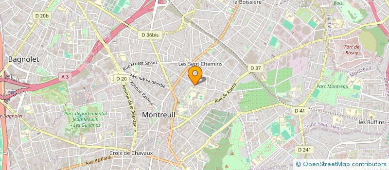 localisation de l'entreprise MADAME CATHERINE LAFONT à MONTREUIL