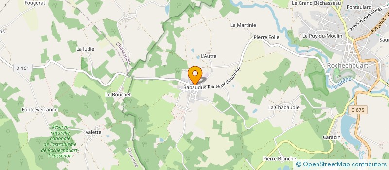 localisation de l'entreprise MADAME CATHERINE LAFONT  ROCHECHOUART