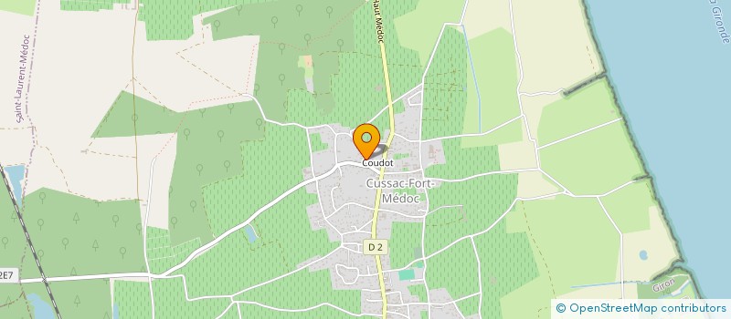 localisation de l'entreprise MADAME CATHERINE LAFONTAINE à CUSSAC-FORT-MEDOC