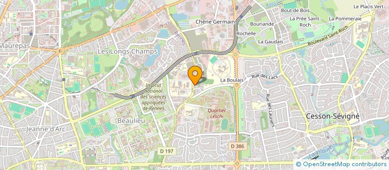 localisation de l'entreprise MADAME CATHERINE LAGREVE  CESSON-SEVIGNE