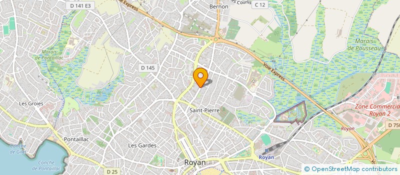 localisation de l'entreprise MADAME CATHERINE LAIGLE  ROYAN