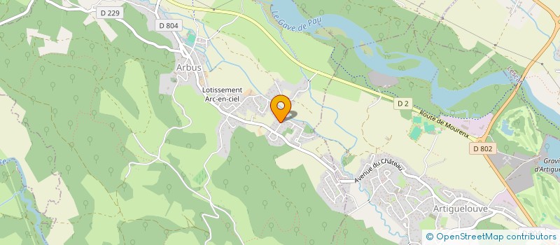 localisation de l'entreprise MADAME CATHERINE LAJUS  ARBUS