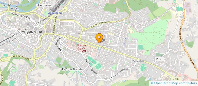 localisation de l'entreprise MADAME CATHERINE LALLEMAND à ANGOULEME