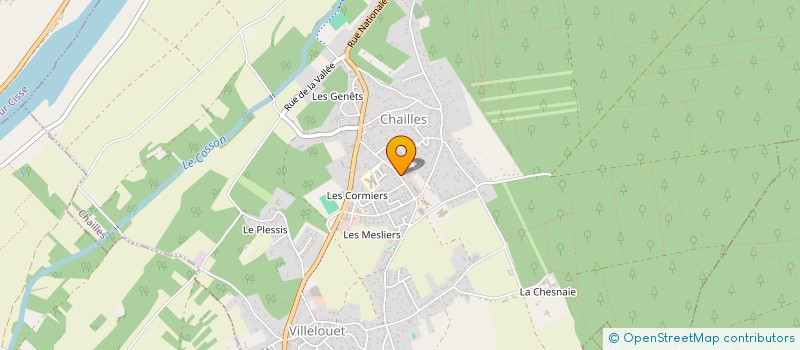 localisation de l'entreprise MADAME CATHERINE LALLIOT  CHAILLES