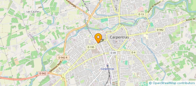 localisation de l'entreprise MADAME CATHERINE LAMARCHE  CARPENTRAS