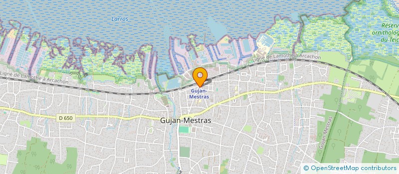 localisation de l'entreprise MADAME CATHERINE LAMARCHE  GUJAN-MESTRAS