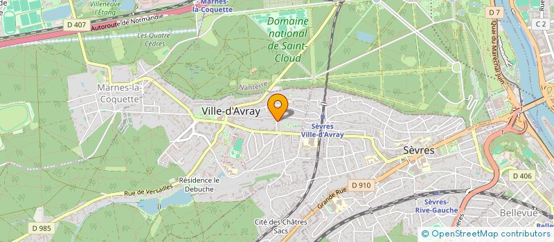 localisation de l'entreprise MADAME CATHERINE LAMBERT  VILLE-D'AVRAY