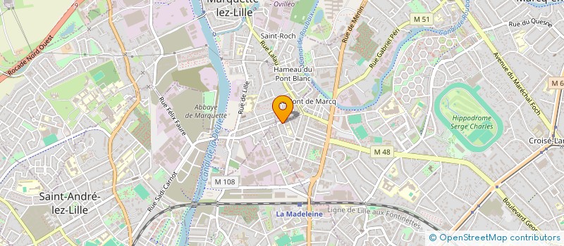 localisation de l'entreprise MADAME CATHERINE LAMOTHE à MARCQ-EN-BARŒUL