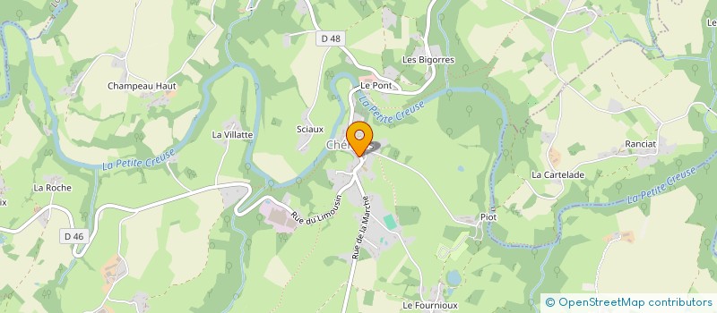 localisation de l'entreprise MADAME CATHERINE LAMOUREUX  CHENIERS