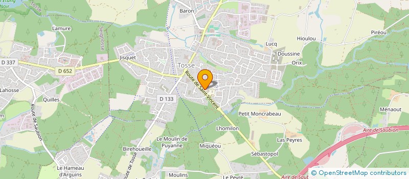 localisation de l'entreprise MADAME CATHERINE LANDAIS  TOSSE