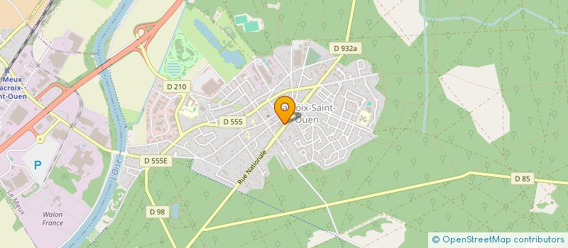 localisation de l'entreprise MADAME CATHERINE LANDAUR  LACROIX-SAINT-OUEN