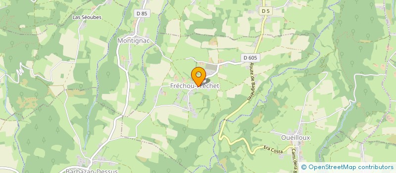 localisation de l'entreprise MADAME CATHERINE LANEIGE  FRECHOU-FRECHET