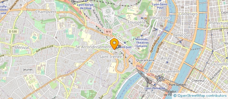 localisation de l'entreprise MADAME CATHERINE LANG  LYON