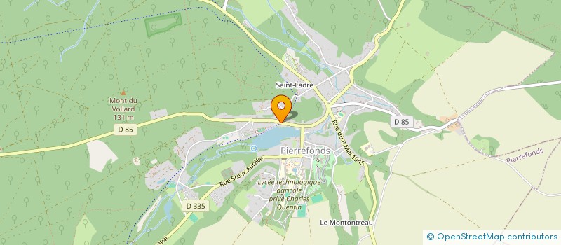 localisation de l'entreprise MADAME CATHERINE LANGELEZ  PIERREFONDS