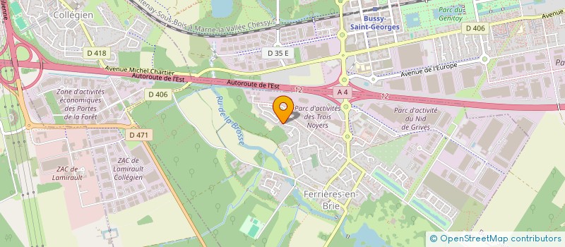 localisation de l'entreprise MADAME CATHERINE LANGER  FERRIERES-EN-BRIE