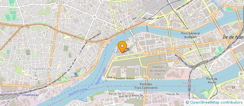 localisation de l'entreprise MADAME CATHERINE LANGLAIS  NANTES