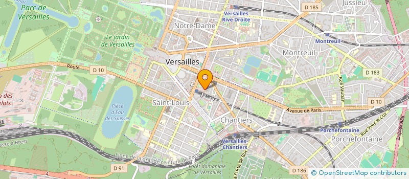 localisation de l'entreprise MADAME CATHERINE LANGLOIS à VERSAILLES