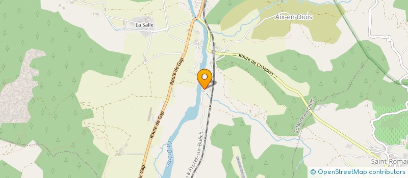 localisation de l'entreprise MADAME CATHERINE LANTHEAUME  SOLAURE EN DIOIS