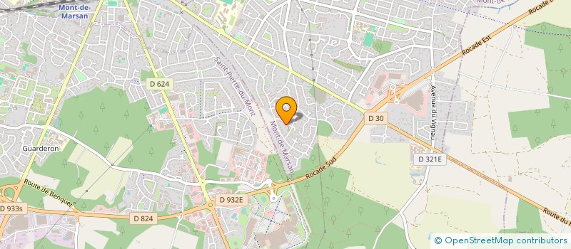 localisation de l'entreprise MADAME CATHERINE LAPALUS  MONT-DE-MARSAN