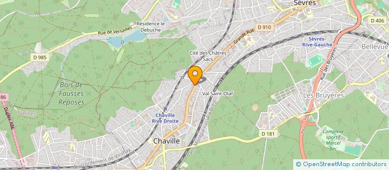 localisation de l'entreprise MADAME CATHERINE LAPEYRE à CHAVILLE