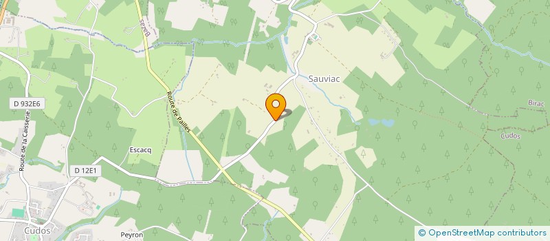 localisation de l'entreprise MADAME CATHERINE LAPEYRE  CUDOS