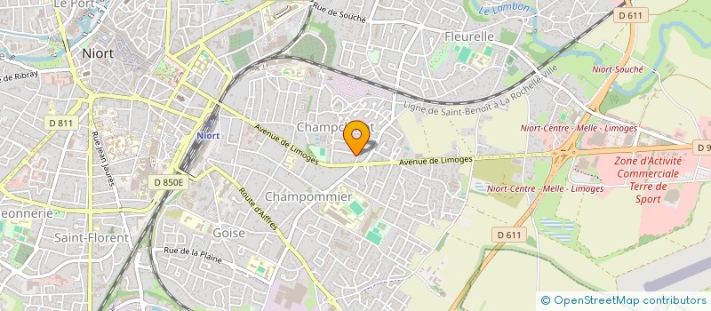 localisation de l'entreprise MADAME CATHERINE LARDY  NIORT