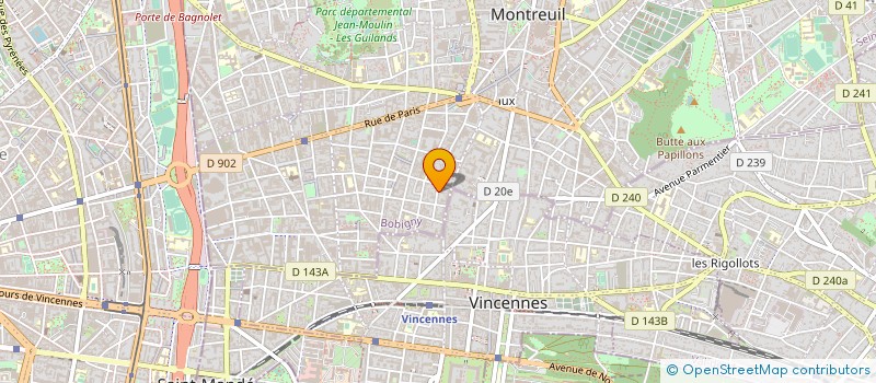 localisation de l'entreprise MADAME CATHERINE LARRE à MONTREUIL