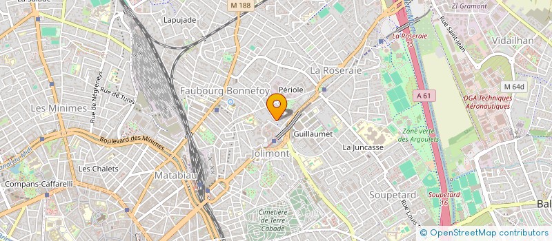 localisation de l'entreprise MADAME CATHERINE LARROQUE à TOULOUSE