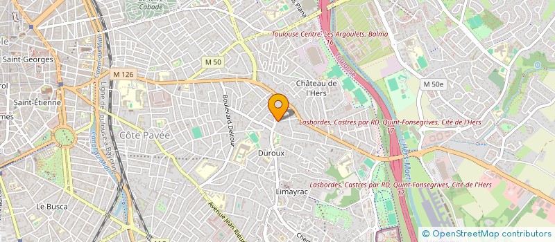 localisation de l'entreprise MADAME CATHERINE LARROQUE à TOULOUSE