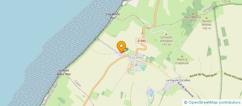 localisation de l'entreprise MADAME CATHERINE LARUE  ESCALLES