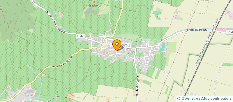 localisation de l'entreprise MADAME CATHERINE LASSIAT  BERGHEIM