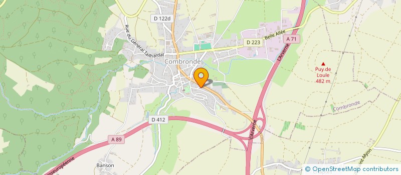 localisation de l'entreprise MADAME CATHERINE LATALLERIE  COMBRONDE