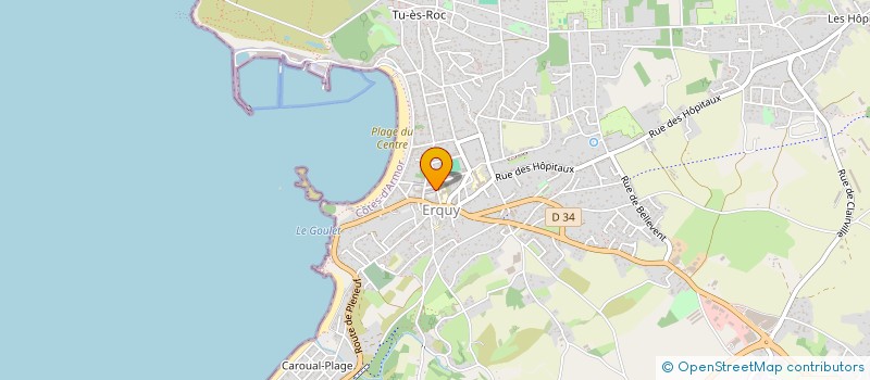 localisation de l'entreprise MADAME CATHERINE LAUNAY  ERQUY