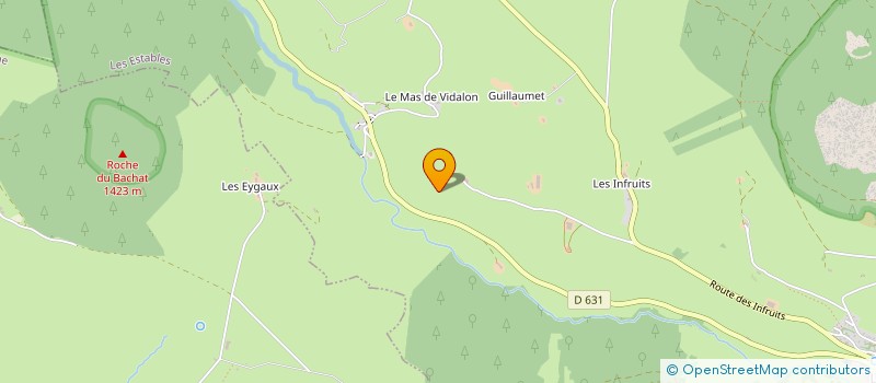 localisation de l'entreprise MADAME CATHERINE LAURENT à LES ESTABLES