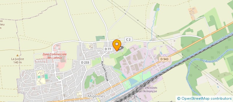 localisation de l'entreprise MADAME CATHERINE LAUZIER à MIGENNES
