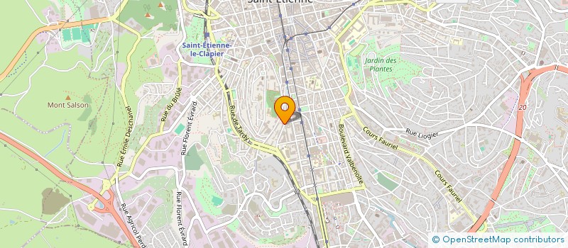 localisation de l'entreprise MADAME CATHERINE LAVAL  SAINT-ETIENNE