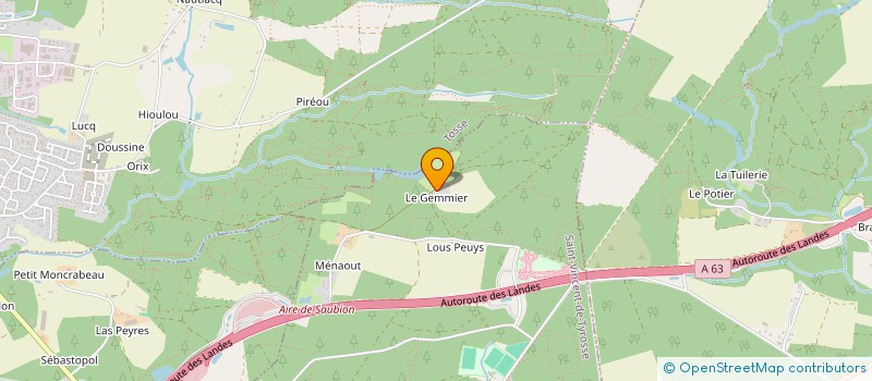 localisation de l'entreprise MADAME CATHERINE LAVIGNASSE  TOSSE