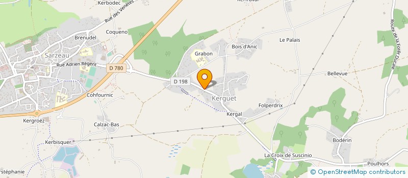 localisation de l'entreprise MADAME CATHERINE LAVIGNE  SARZEAU