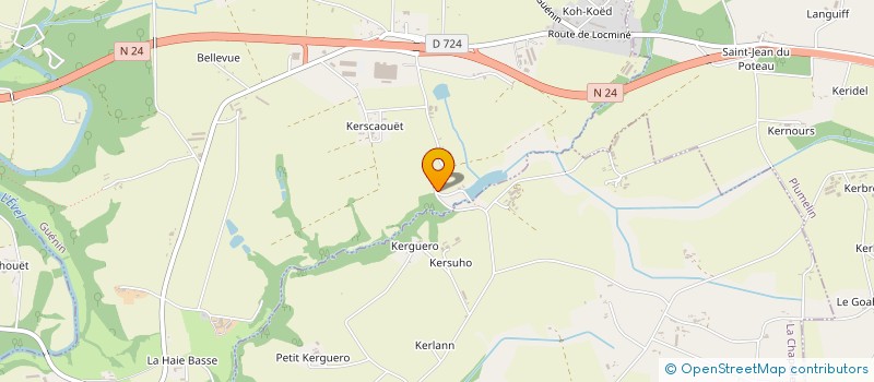 localisation de l'entreprise MADAME CATHERINE LE BAGOUSSE  SAINT-BARTHELEMY