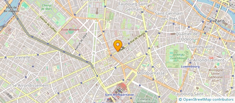 localisation de l'entreprise MADAME CATHERINE LE BIDEAU  PARIS