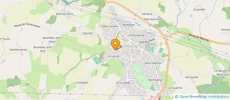 localisation de l'entreprise MADAME CATHERINE LE BIGAUD  PLESCOP