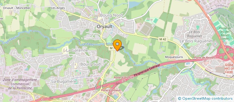 localisation de l'entreprise MADAME CATHERINE LE BRIZAUT à ORVAULT