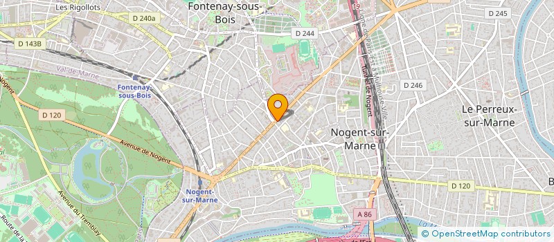 localisation de l'entreprise MADAME CATHERINE LE BRUMANT  NOGENT-SUR-MARNE