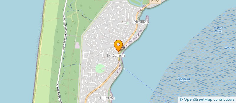 localisation de l'entreprise MADAME CATHERINE LE CORRE  LEGE-CAP-FERRET