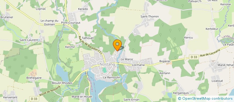 localisation de l'entreprise MADAME CATHERINE LE DEVEDEC  NOSTANG