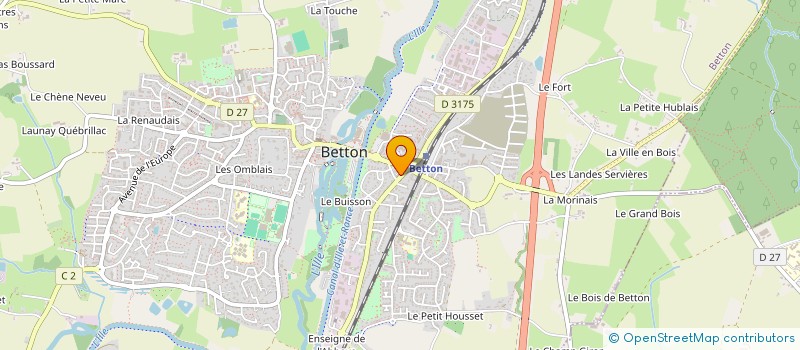 localisation de l'entreprise MADAME CATHERINE LE FAOU  BETTON