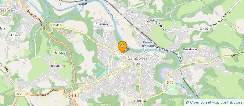 localisation de l'entreprise MADAME CATHERINE LE FER  CAMBO-LES-BAINS