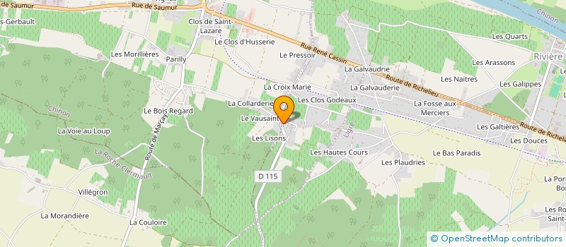 localisation de l'entreprise MADAME CATHERINE LE GAL  RIVIERE