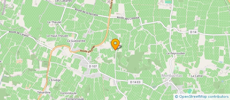 localisation de l'entreprise MADAME CATHERINE LE GALL  LAVALADE